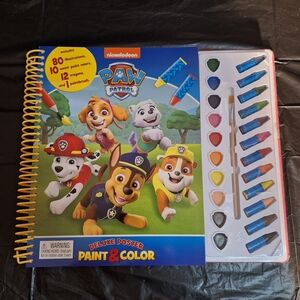 Nickelodeon PAW Patrol Paint & Color Set with Vibrant Hues